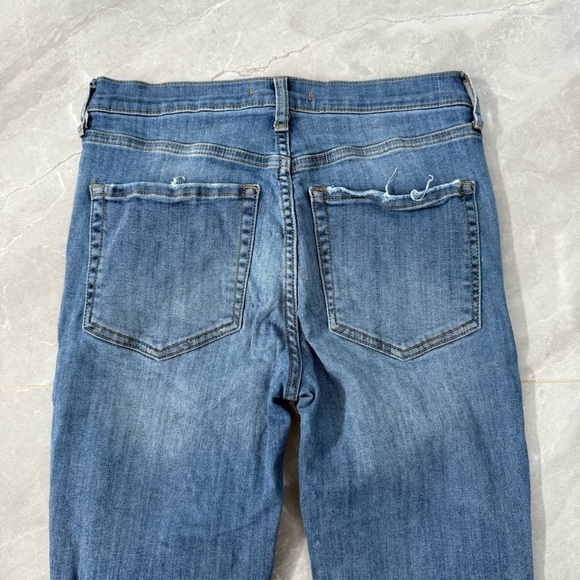 Women’s Free People Distressed High Rise Stretch Skinny Jeans 61855-16515125 - Picture 13 of 16